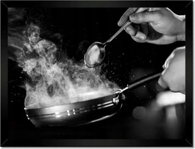 Poszterek keretben 40x30 Séf főzés