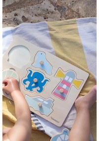 Fa formabeillesztős puzzle (részek száma 6) Ocean – Kindsgut