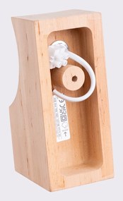 Fehér-natúr színű fali lámpa ø 12 cm Solum – Sollux