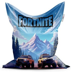 Classic babzsák Fortnite terepjáró autók - gyerek, kék