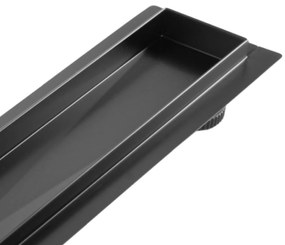 Lineáris lefolyó REA Neox pro Black 90