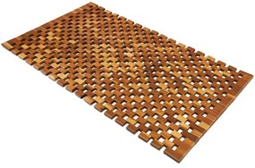 Casaria® Fürdőszoba szőnyeg - 80x50 cm - akác