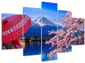 Kép - Kilátás a csúcsra, Japán (150x105 cm)