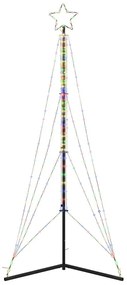 színes LED karácsonyfa 483 LED 240 cm