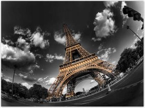 Poszterek 135x100 Arany Eiffel-torony