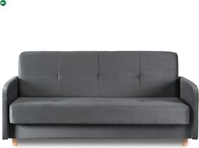 Zestaw 2x Sofa Rozkładana CUBA Szara