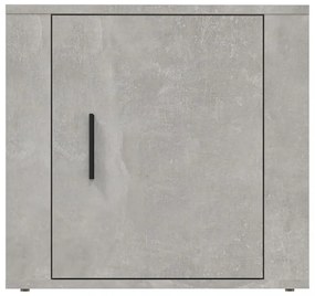 2 db betonszürke éjjeliszekrény 50x39x47 cm