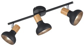 Matt fekete spotlámpa ø 10 cm Latika – Trio