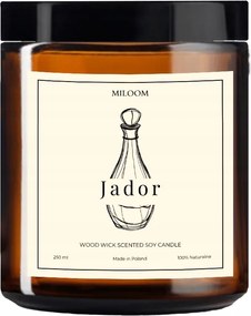 Jador 230 ml-es illatos szójaviasz gyertya fa kanóccal Miloom