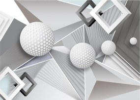 Geometriai absztrakt kép (70x50 cm)