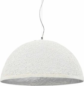 vidaXL fehér-ezüst függőlámpa Ø50 cm E27