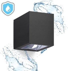 LED napelemes fali lámpa QUERK LED/1,2V 3000/4000K IP54 800 mAh