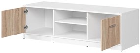 TV szekrény Nepo Plus 28 (fehér + szonoma tölgy) . 1098385