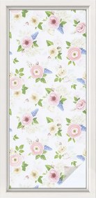 Szélvédőfólia Ablakvédő Virágmintás 50x116 cm