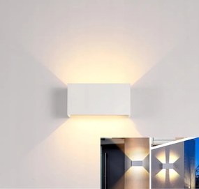 24W LED-es homlokzati fali lámpa IP65 kültéri kerti lámpa Felső Alsó