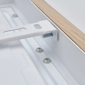 Brilagi-LED Dimmelhető lámpa WOODY FRAME LED/24W/230V tölgy 30x30 cm IP44 + távirányító