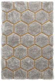 Noble House szürke-sárga szőnyeg, 120 x 170 cm - Think Rugs