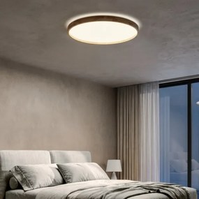 Brilagi - LED dimmelhető lámpatest ALSON LED/72W/230V 3000-6500K, tölgy, Ø 78 cm + távirányító