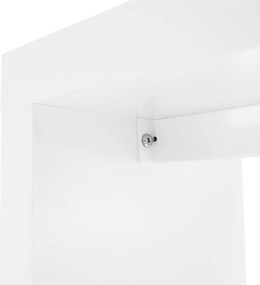 Konzolasztal, fehér, FITRON