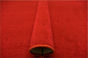 Gumírozott Szőnyeg Piros Puha Carousel Hálószobába 200x400 cm