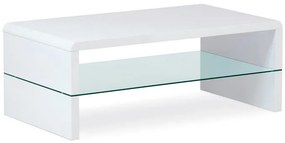 Dohányzóasztal 110 × 60 × 40 cm, MDF, fehér AHG-402 WT