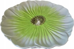 Dekortányér Dolomit Virág Zöld 30 CM