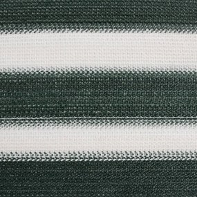 zöld és fehér HDPE belátásgátló háló 1 x 10 m 75 g/m²