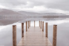 Poszter 30x20cm Móló Derwentwaterben 2, Assaf Frank