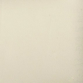 krémszínű műbőr kanapéágy 80 x 200 cm