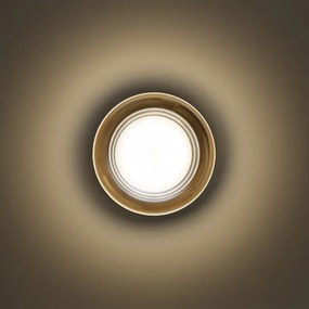Ideal Lux - LED fürdőszobai mennyezeti lámpatest LOLLY 1xGX53/9W/230V átm. 10,5 cm arany/füst