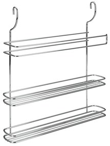 Ezüstszínű függő krómozott acél papírtörlő tartó Lonardo – Metaltex