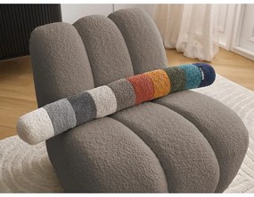 Szürkésbarna buklé fotel Janissaire – Bobochic Paris