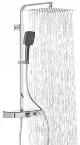 Schütte 60531 - OCEAN l. termosztátos csaptelepes zuhanyszett, króm/antracit