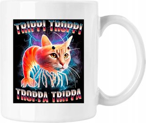 Trippi troppi bögre brainrot cica 2 fehér 330ml