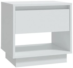 Fehér forgácslap éjjeliszekrény 45 x 34 x 44 cm