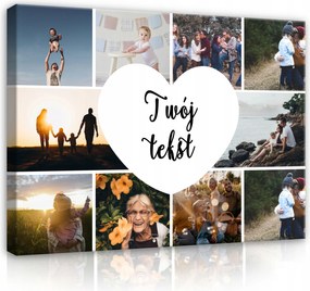 Fotóvászon Kép Fotóból Kép Összeállítás Születésnapi Ajándék Nagy 60x40