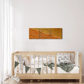 Kép - Naplemente (órával) (90x30 cm)