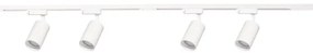 Spotlámpa sínrendszerrel PIPE 4xGU10/10W/230V fehér