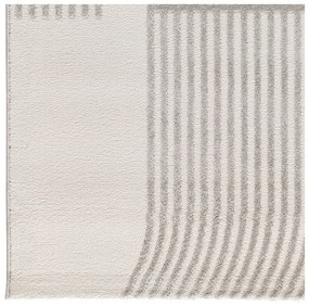 Világosszürke-elefántcsont színű szőnyeg 133x190 cm Flora – Universal