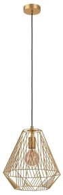 Eglo 43695 - Csillár zsinóron STYPE 1xE27/40W/230V arany