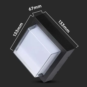 LED kültéri fali lámpa LED/7W/230V 3000K IP65