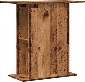 vidaXL akváriumállvány régi fa 36 x 75 x 72,5 cm rétegelt fa