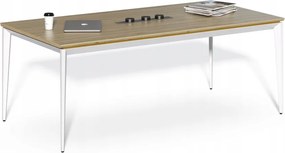 Tárgyalóasztal Houseland Profit Meet 01 3 fiókkal 200 cm natúr tölgyfa