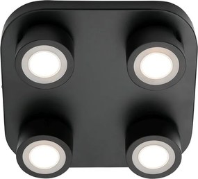 Nordlux modern LED mennyezeti lámpa clyde fekete nor2412256003