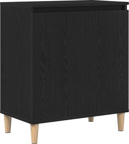 vidaXL Széf Fekete 60 x 35 x 70 cm Faanyag