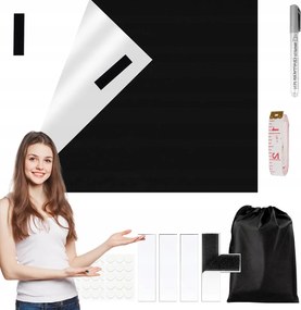 Sötétítő Ablak Redőny Sötétítő Függöny 200 x 148 cm Hordozható