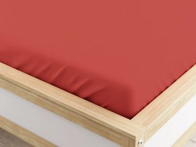 Mikroszálas gumis lepedő korall 90 x 200 cm