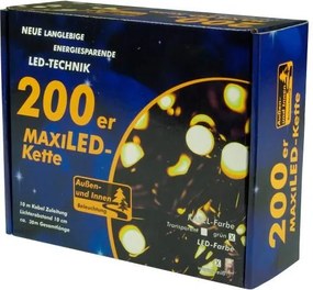 NEXOS Fényfüzér 20 m 200 MAXI LED meleg fehér