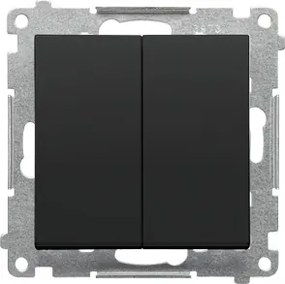 Gyertyatartó kapcsoló fekete matt Simon 55 TW5.01/149 Kontakt-Simon