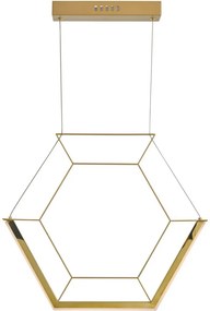 Dar Lighting HEXAGON HEX0135 Függőlámpa 1x15W/LED 2800K 646LM